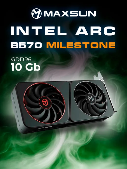 10240Mb Intel Arc B570 Milestone 10GB OC