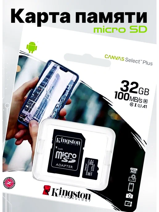 32GB Kingstn Class 10 A1