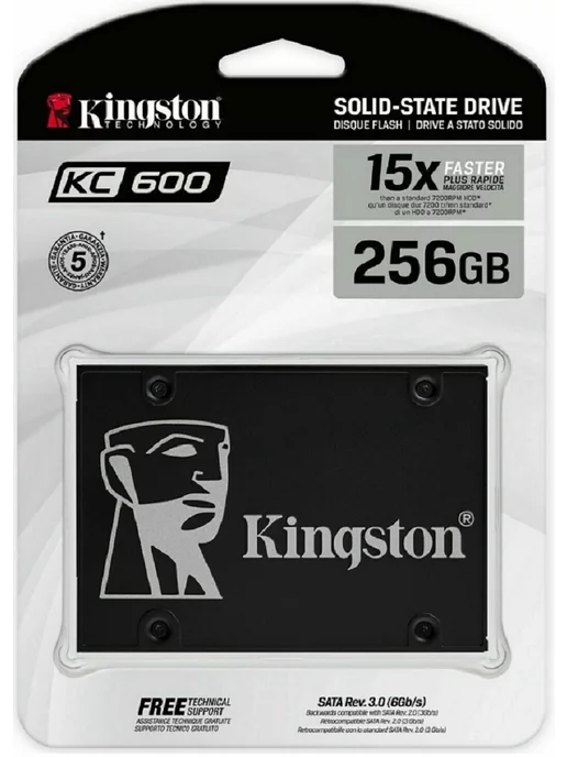 SSD 256 Gb KC600